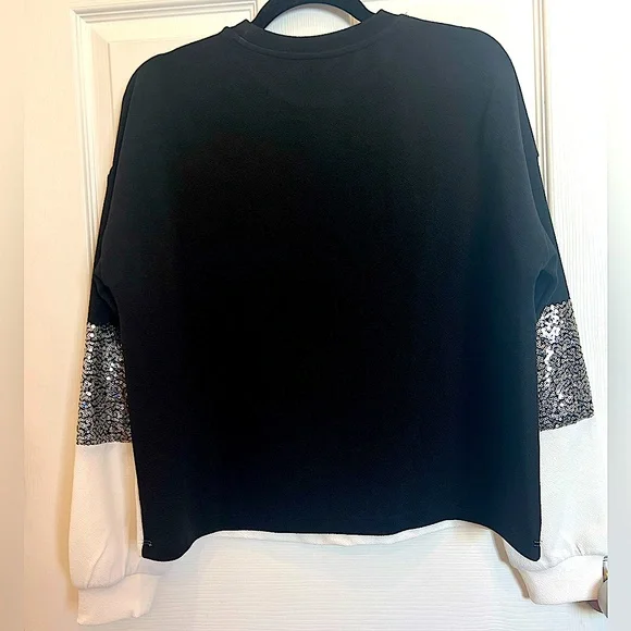 NWOT SHEIN Sequin Shirt - Picture 2 of 5